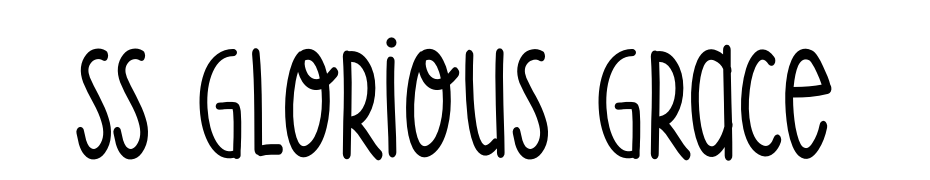 SS Glorious Grace Font Download Free